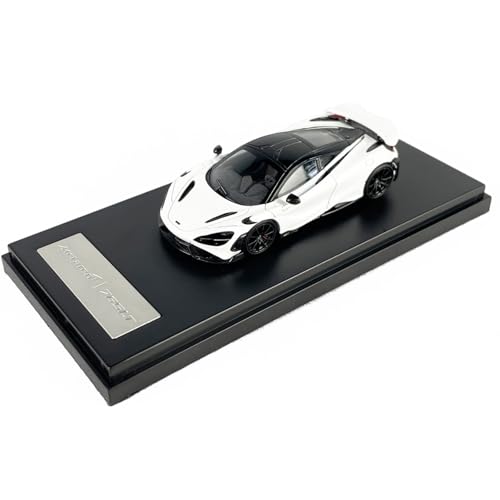 Mini Auto Spielzeug 1:64 Für Mclaren 765LT Supercar Legierung Auto Modell Weiß Überraschung Spielzeug Display Fall Platzierung Wohnkultur von CYQOCD