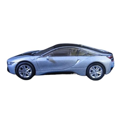 Mini Auto Spielzeug 1:64 Für Mercedes-Benz I8 Silber Simulation Spielzeug Legierung Auto Modell Display Innen Dekoration Wohnkultur(Silver) von CYQOCD