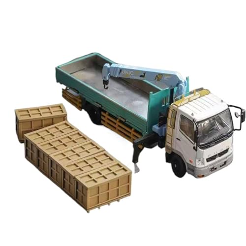 Mini Auto Spielzeug 1:64 Für Mitsubishi Kranwagen Mittlerer Kranwagen Begrenzte Simulation Legierung Automodell LKW Spielzeug Wohnkultur(Green) von CYQOCD