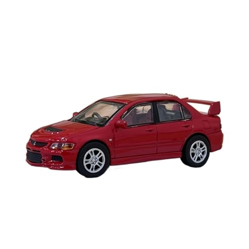 Mini Auto Spielzeug 1:64 Für Mitsubishi Lancer Lancer EVO Generation 9 IX Legierung Automodell DREI Farben Erhältlich Ornament Wohnkultur(Red) von CYQOCD