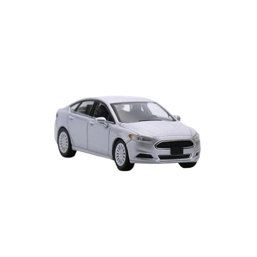 Mini Auto Spielzeug 1:64 Für Mondeo Fusion Taxi Legierung Automodell Mini-Fahrzeug Spielzeug Simulation Sammlung Wohnkultur(Gray) von CYQOCD
