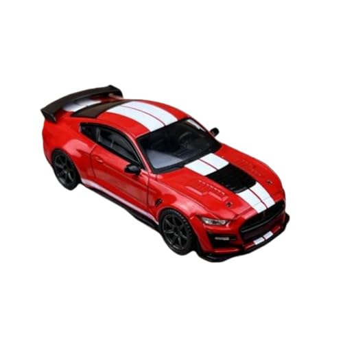 Mini Auto Spielzeug 1:64 Für Mustang Shelby GT500 Legierung Sport Auto Modell Erwachsene Klassische Sammlung Display Rot Wohnkultur von CYQOCD