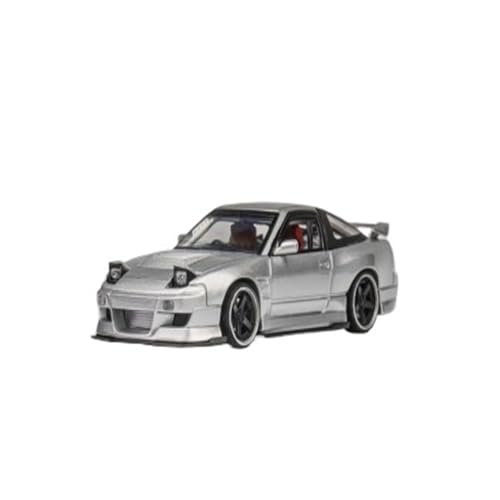 Mini Auto Spielzeug 1:64 Für Nissan 180SX Geist Flip Lampe Metall Silber Legierung Auto Modell Sammler Edition Dekorative Wohnkultur von CYQOCD
