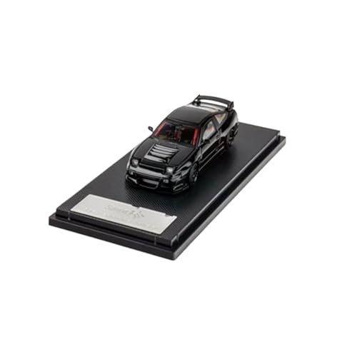 Mini Auto Spielzeug 1:64 Für Nissan 180SX Spirit Miyabi Druckguss-Legierungsauto Dekoriertes Schwarzes Miniaturfahrzeug Wohnkultur von CYQOCD