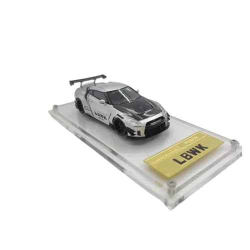 Mini Auto Spielzeug 1:64 Für Nissan GTR LBWK R35 Statische Silber Auto Modell Sammlung Supercar Souvenir Display Wohnkultur Mini Auto Spielzeug 1:64 Für Nissan GTR LBWK R35 Statische Silber Auto Modell Sammlung Supercar Souvenir Display Wohnkultur von CYQOCD