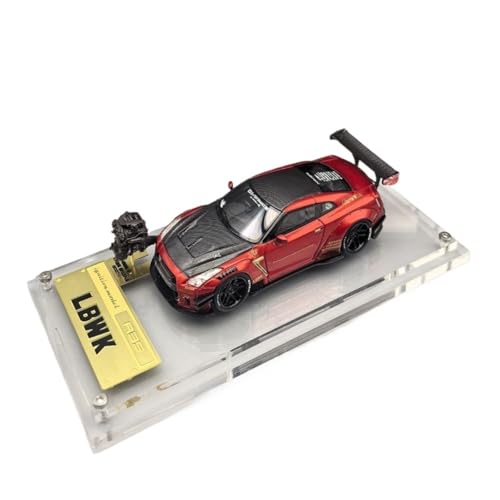 Mini Auto Spielzeug 1:64 Für Nissan GTR R35 LBWK LB Works 35GT-RR Harz Automodell Mehrfarbige Modeornamente Wohnkultur(Red) von CYQOCD