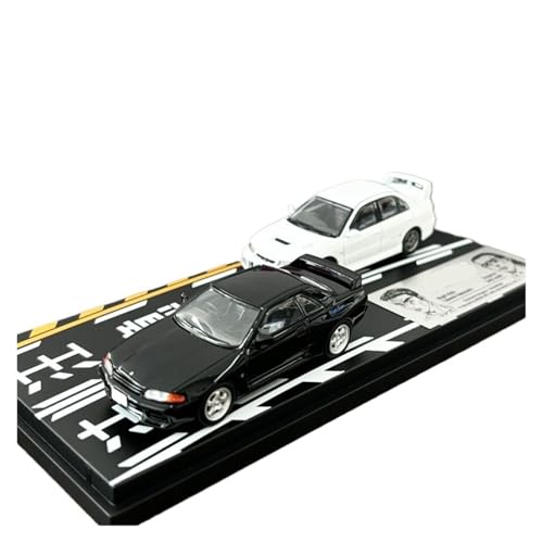 Mini Auto Spielzeug 1:64 Für Nissan R32 & Mitsubishi CN9A Iv Legierung Auto Modell Weiß Und Schwarz Fahrzeug Set Erwachsene Sammlung Wohnkultur Mini Auto Spielzeug 1:64 Für Nissan R32 & Mitsubishi CN9A Iv Legierung Auto Modell Weiß Und Schwarz Fahrzeug Set Erwachsene Sammlung Wohnkultur von CYQOCD