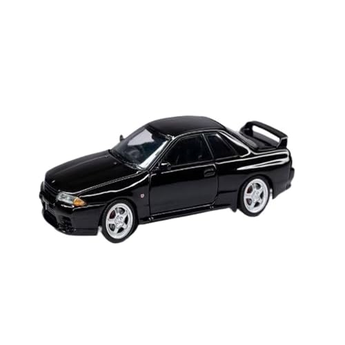 Mini Auto Spielzeug 1:64 Für Nissan Skyline GTR 3. Generation R32 Nismo S-Tune Version Metall Fahrzeug Legierung Dekorationen Wohnkultur(Black) von CYQOCD