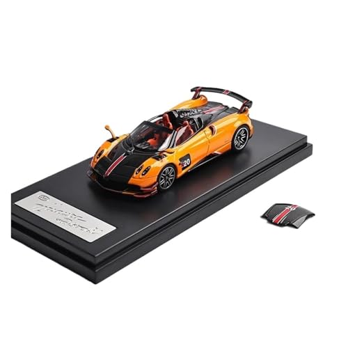 Mini Auto Spielzeug 1:64 Für Pagani Huayra BC Cabrio Legierung Auto Sport Autos Für Männer Der Sammlung Spielzeug Autos Wohnkultur(Orange) von CYQOCD