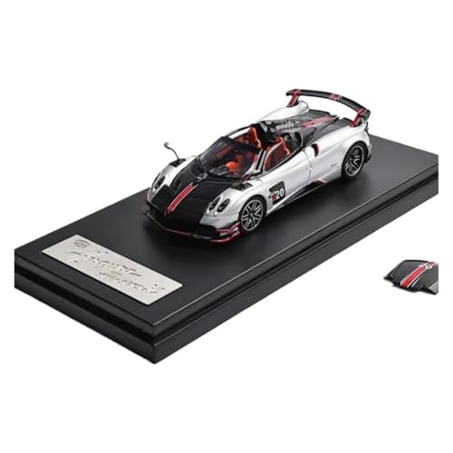 Mini Auto Spielzeug 1:64 Für Pagani Huayra BC Cabrio Legierung Auto Sport Autos Für Männer Der Sammlung Spielzeug Autos Wohnkultur(Silver) von CYQOCD