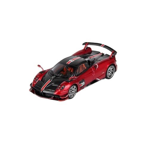 Mini Auto Spielzeug 1:64 Für Pagani Huayra BC Huayra Sammlerlegierung Automodell Überraschung Schlafzimmer Dekoration Wohnkultur(Red) von CYQOCD