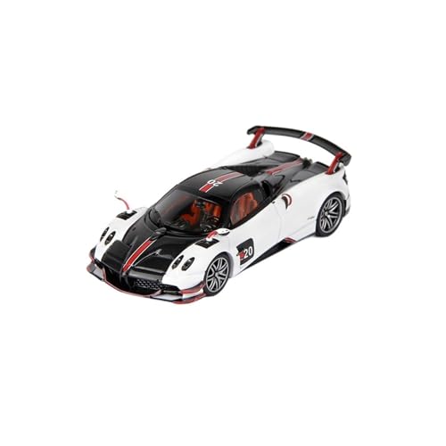 Mini Auto Spielzeug 1:64 Für Pagani Huayra BC Huayra Sammlerlegierung Automodell Überraschung Schlafzimmer Dekoration Wohnkultur(White) von CYQOCD