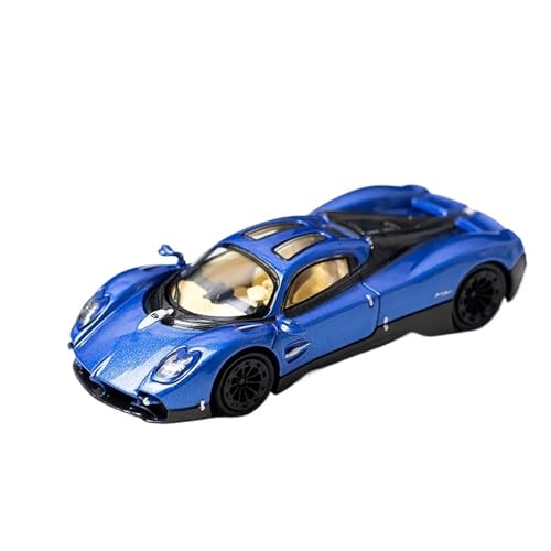 Mini Auto Spielzeug 1:64 Für Pagani Utopia Duplex Legierung Automodell Statisches Fahrzeug Sammlerstück Realistische Dekoration Wohnkultur(Blue B) von CYQOCD