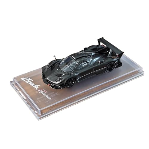 Mini Auto Spielzeug 1:64 Für Pagani Zonda Revo Vollcarbon-Schwarzlegierung Druckgussautomodell Supercar-Modelldekoration Wohnkultur von CYQOCD