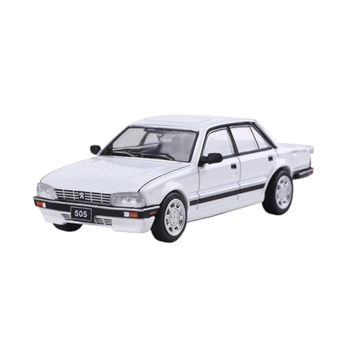 Mini Auto Spielzeug 1:64 Für Peugeot 505 Van Oldtimer-Legierungsauto Geeignet Für Fahrzeugliebhaber Für Sammeln Wohnkultur(White) von CYQOCD