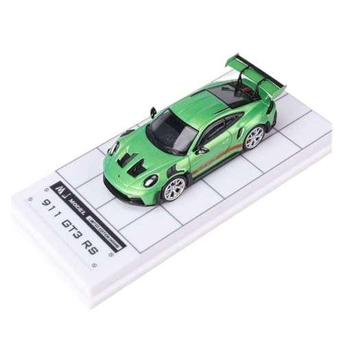 Mini Auto Spielzeug 1:64 Für Porsche 911 992 GT3 RS Supersportwagen Legierung Auto Klassisches Design Stil Mode Modell Sammlung Wohnkultur(Green) von CYQOCD