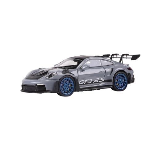 Mini Auto Spielzeug 1:64 Für Porsche 911 GT3 RS Collector's Edition Serie Harz Auto Modell Multicolor Fenster Display Wohnkultur(Gray) von CYQOCD