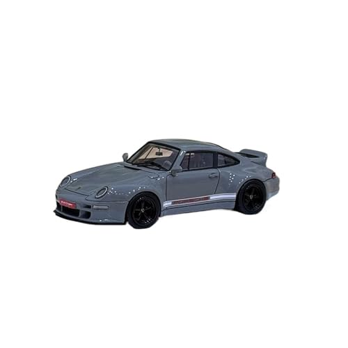 Mini Auto Spielzeug 1:64 Für Porsche 911 Gunther Werks 400R Harz Auto Modell Metall Kunstwerk Parlor Studie Zimmer Display Wohnkultur(Gray) von CYQOCD