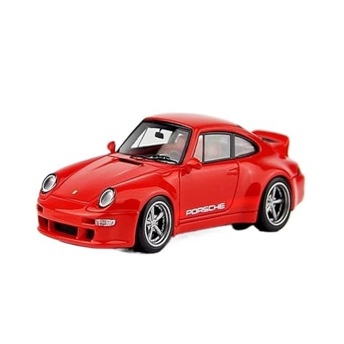 Mini Auto Spielzeug 1:64 Für Porsche 993 RWB 400R Rot-weißes Harz-Supercar-Automodell Limitiertes Modell Wohnkultur(Red) von CYQOCD