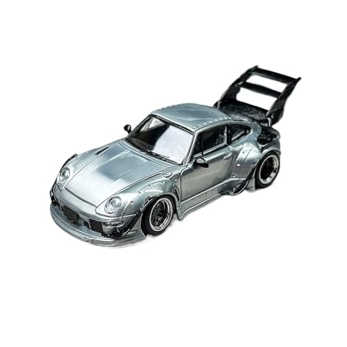 Mini Auto Spielzeug 1:64 Für Porsche 993 RWB Rotana Modifizierte Version Supersportwagen-Automodell Legierung Für Spielzeug Für Erwachsene Wohnkultur(Silver A) von CYQOCD