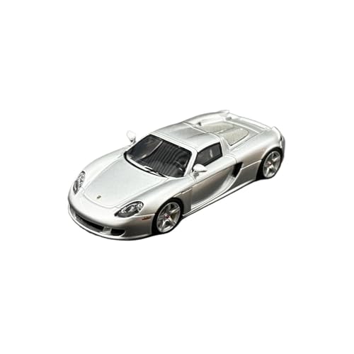 Mini Auto Spielzeug 1:64 Für Porsche Carrera GT Harz Automodell Silber Ornament Modische Fahrzeug Raumdekoration Wohnkultur von CYQOCD