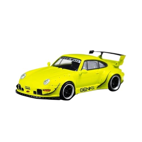 Mini Auto Spielzeug 1:64 Für Porsche RWB 993 Legierung Automodell Mehrfarbig Stilvolles Design Klassische Supercar Fahrzeugdekoration Wohnkultur(Green) von CYQOCD
