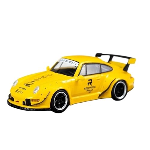 Mini Auto Spielzeug 1:64 Für Porsche RWB 993 Legierung Automodell Mehrfarbig Stilvolles Design Klassische Supercar Fahrzeugdekoration Wohnkultur(Yellow) von CYQOCD