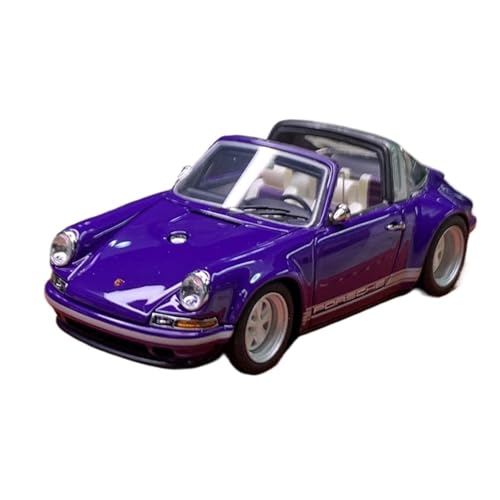 Mini Auto Spielzeug 1:64 Für Porsche Singer 911 964 Targa TM002 Multiple Choice Resin Cabrio-Modellsammlung Wohnkultur(Purple) von CYQOCD
