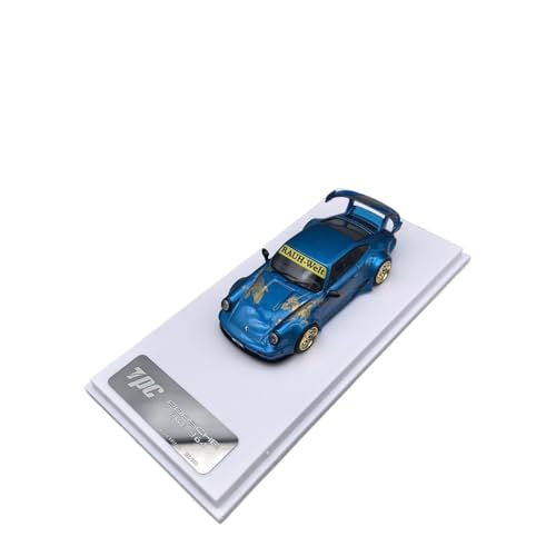 Mini Auto Spielzeug 1:64 Für RWB993 Dragon Alloy Druckguss Dekoratives Automodell Überraschungsspielzeug Für Sportwagenfans Wohnkultur(Blue B) von CYQOCD