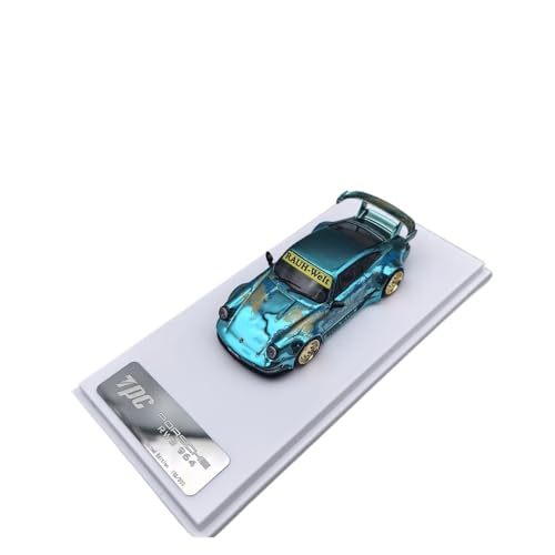 Mini Auto Spielzeug 1:64 Für RWB993 Dragon Alloy Druckguss Dekoratives Automodell Überraschungsspielzeug Für Sportwagenfans Wohnkultur(Green) von CYQOCD