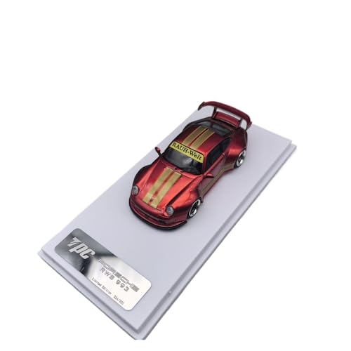Mini Auto Spielzeug 1:64 Für RWB993 Dragon Alloy Druckguss Dekoratives Automodell Überraschungsspielzeug Für Sportwagenfans Wohnkultur(Red A) von CYQOCD