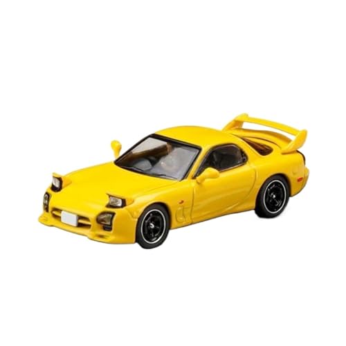 Mini Auto Spielzeug 1:64 Für RX7 FD FC3S Sportwagen Modell Klassiker Spielzeug Souvenir Display Ornament Gelb Wohnkultur von CYQOCD
