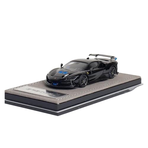 Mini Auto Spielzeug 1:64 Für SF90 XX Stradale Simulation Fahrzeug Harz Auto Modell Supercar Mini Metall Ornament Wohnkultur(Black) von CYQOCD