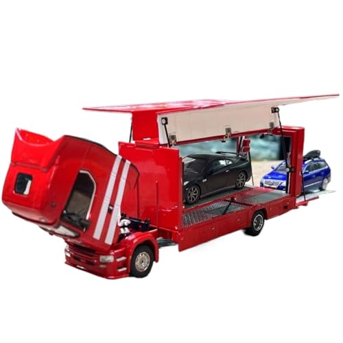 Mini Auto Spielzeug 1:64 Für Scania S730 Geschlossener Doppeldecker-Transport-LKW Legierung Automodell Metall Fensterdekoration Wohnkultur Mini Auto Spielzeug 1:64 Für Scania S730 Geschlossener Doppeldecker-Transport-LKW Legierung Automodell Metall Fensterdekoration Wohnkultur von CYQOCD
