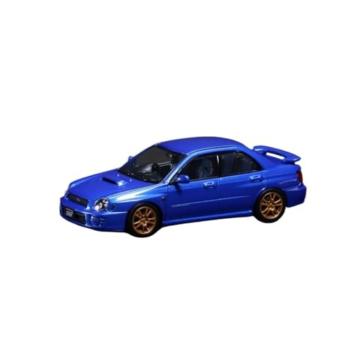 Mini Auto Spielzeug 1:64 Für Subaru Impreza WRX STi Legierung Skala Auto Modell Display Regal Dekoriert Blau Wohnkultur von CYQOCD