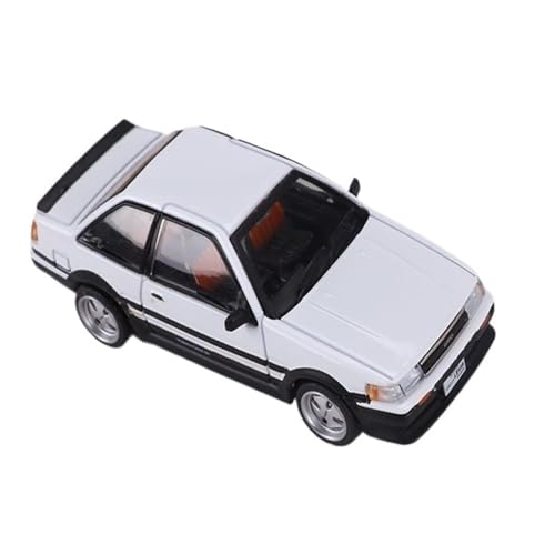 Mini Auto Spielzeug 1:64 Für Toyota AE86 Corolla Levine Collector's Edition Limousine Display Legierung Kleine Spielzeug Modell Sammlung Wohnkultur(White) von CYQOCD