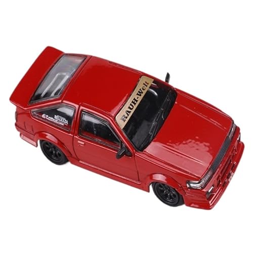 Mini Auto Spielzeug 1:64 Für Toyota AE86 Widebody Modifizierte Version Travel Toys Legierung Autosammlung Geburtstagsparty-Bevorzugung Wohnkultur(Red) von CYQOCD