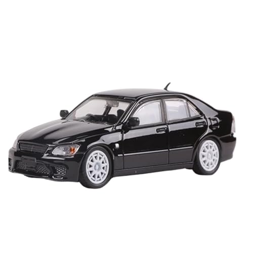 Mini Auto Spielzeug 1:64 Für Toyota Altezza RS200 Mehrfarbige Druckguss-Automodell Aus Legierung Im Maßstab 1:64 Sandtischdekoration Wohnkultur(Black) von CYQOCD