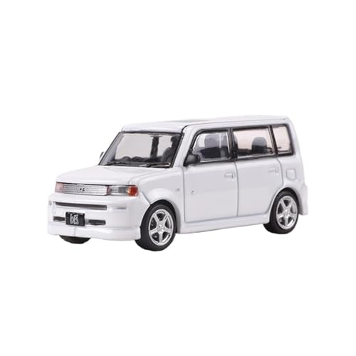 Mini Auto Spielzeug 1:64 Für Toyota BB Toyota Mk1 XP30 Druckguss-Autolegierungsmodell Mit Acryl-Displaybox Wohnkultur(White) von CYQOCD