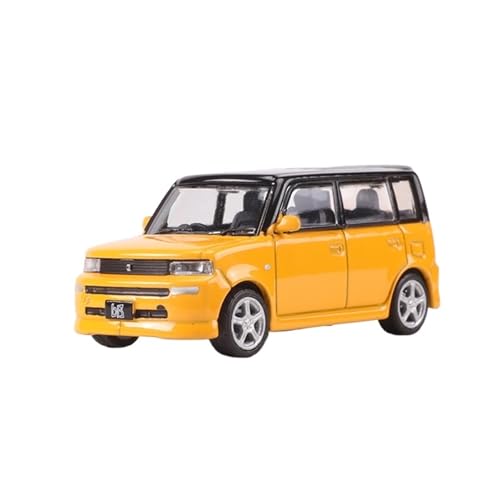 Mini Auto Spielzeug 1:64 Für Toyota BB Toyota Mk1 XP30 Druckguss-Autolegierungsmodell Mit Acryl-Displaybox Wohnkultur(Yellow) von CYQOCD