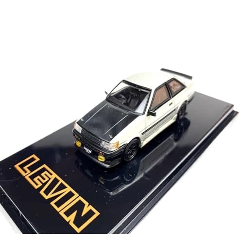 Mini Auto Spielzeug 1:64 Für Toyota Corolla Coupe Levin AE86 Legierung Automodell Montiert Farbe Kreative Ornamente Wohnkultur(Silver) von CYQOCD