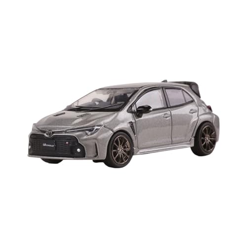 Mini Auto Spielzeug 1:64 Für Toyota Corolla GR Diecast Fahrzeug Legierung Auto Modell Statische Auto Metall Dekoration Wohnkultur(Gray) von CYQOCD