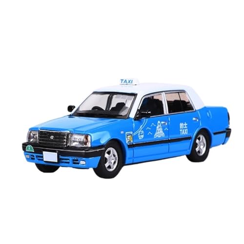 Mini Auto Spielzeug 1:64 Für Toyota Crown Taxi Simulation Limousine Druckguss Auto Modell Sammlung Liebhaber Sammlung Wohnkultur(Blue) von CYQOCD