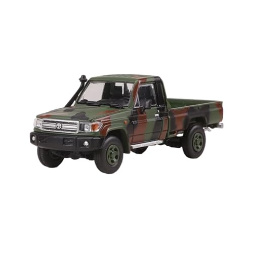 Mini Auto Spielzeug 1:64 Für Toyota LC79 Bewaffneten Pickup-Truck Simulationsversion Mit Zubehör Legierung Automodell Spielzeug Wohnkultur(Green) von CYQOCD