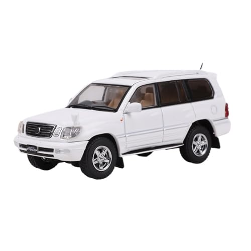 Mini Auto Spielzeug 1:64 Für Toyota Land Cruiser Cygnus Maßstab Fahrzeug Legierung Auto Sammlung Modell Metall Modell Spielzeug Wohnkultur(White) von CYQOCD
