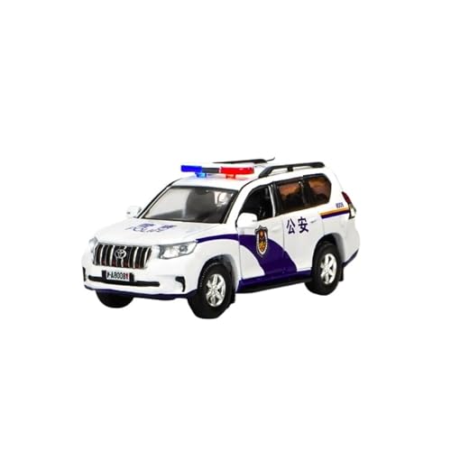 Mini Auto Spielzeug 1:64 Für Toyota Land Cruiser Prado Polizeiauto A8008 Legierungsautomodell Statische Dekorative Fahrzeuganzeige Wohnkultur Mini Auto Spielzeug 1:64 Für Toyota Land Cruiser Prado Polizeiauto A8008 Legierungsautomodell Statische Dekorative Fahrzeuganzeige Wohnkultur von CYQOCD