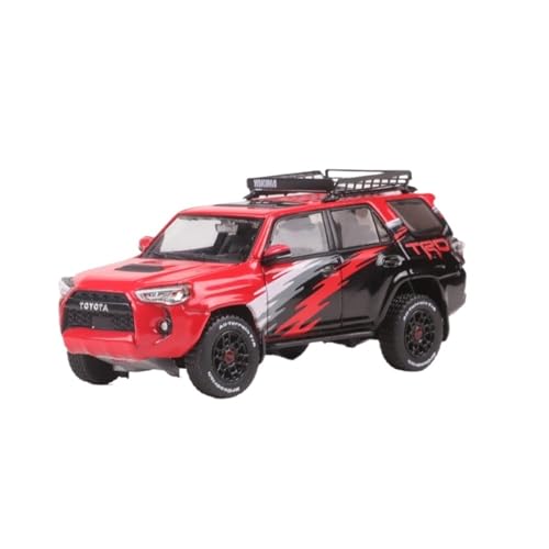 Mini Auto Spielzeug 1:64 Für Toyota Speedmaster Geländewagen SUV Proportional Automodell Legierungsmodell Sportliche Ornamente Wohnkultur(Red) von CYQOCD