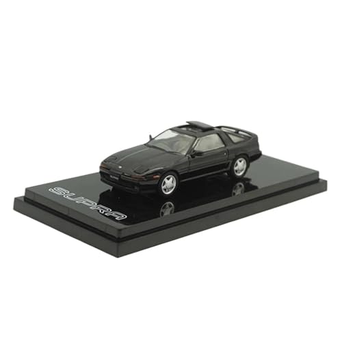 Mini Auto Spielzeug 1:64 Für Toyota Supra A70 Legierung Klassische Modell Schiebedach Kann Geöffnet Werden Kleine Auto Klassische Display Wohnkultur(Black A) von CYQOCD
