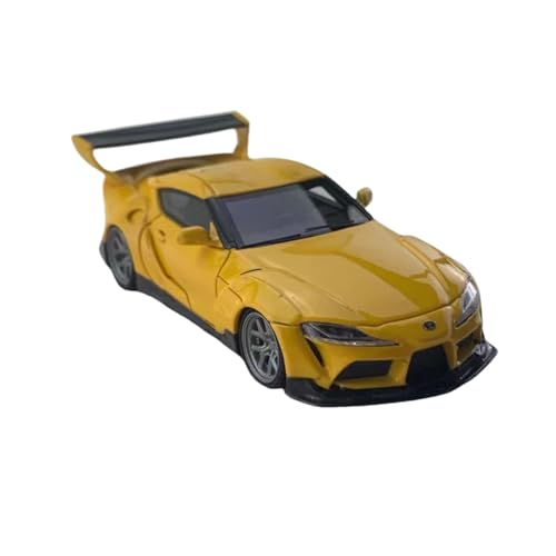 Mini Auto Spielzeug 1:64 Für Toyota Supra A90 King Bull Hellgelbes Dekoratives Harzautomodell Mini-Fahrzeug Für Freunde Wohnkultur Mini Auto Spielzeug 1:64 Für Toyota Supra A90 King Bull Hellgelbes Dekoratives Harzautomodell Mini-Fahrzeug Für Freunde Wohnkultur von CYQOCD