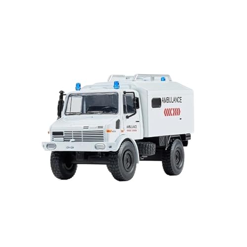 Mini Auto Spielzeug 1:64 Für U1300L U300L DLRG Krankenwagen + LKW Simulation Transporter Legierung Modell MPV Statische Spielzeug Wohnkultur(Blue) von CYQOCD